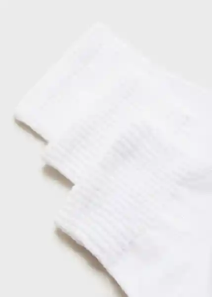 Pack Calcetines Tobi Blanco Talla 45 Hombre Mango