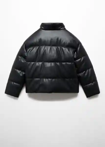 Abrigo Anorak Gina Negro Talla 12 Niña Mango