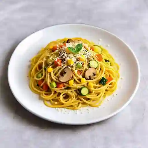 Espaguetti del huerto (vegetariano)