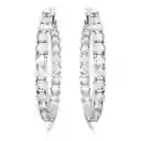 Aretes Matrix Blanco 5647715 Swarovski