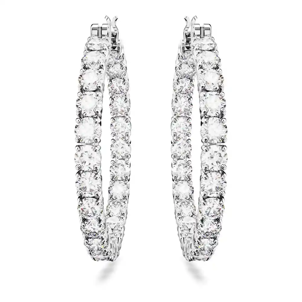 Aretes Matrix Blanco 5647715 Swarovski