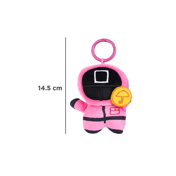 Llavero Guardia Rojo Juego Del Calamar Serie Miniso