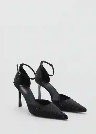 Zapatos Coco Negro Talla 38 Mujer Mango