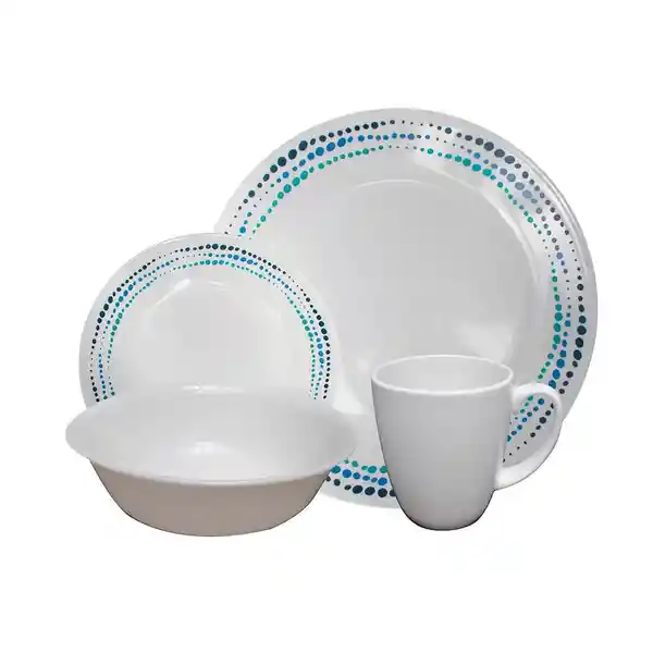 Corelle Vajilla Ocean Blues P1L2 1119403X2