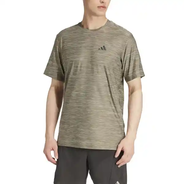 Adidas Camiseta Tr-es Stretch Para Hombre Verde Talla L