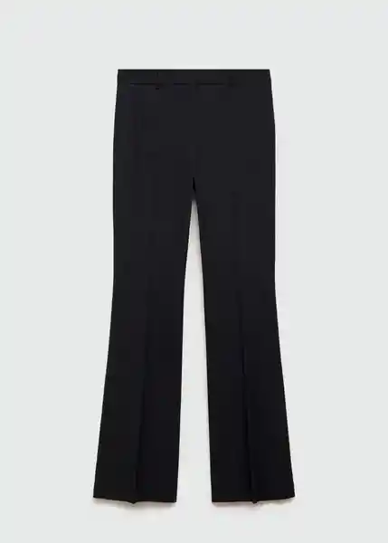 Pantalón Madison Negro Talla 36 Mujer Mango