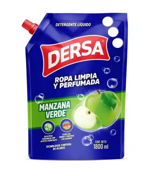 Dersa Detergente Líquido Manzana Verde