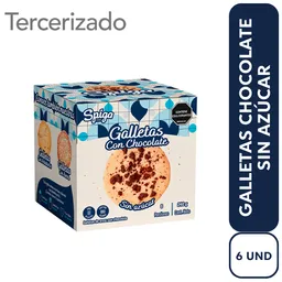 Galletas de Arroz Spiga Foods Con Chocolate Sin Azúcar