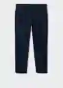 Pantalón Sarno Navy Talla 38 Hombre Mango