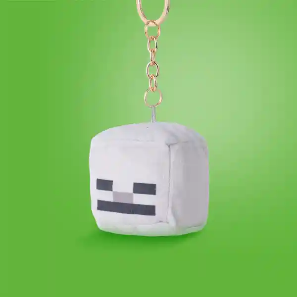 Llavero de Peluche Esqueleto Serie Minecraft Miniso