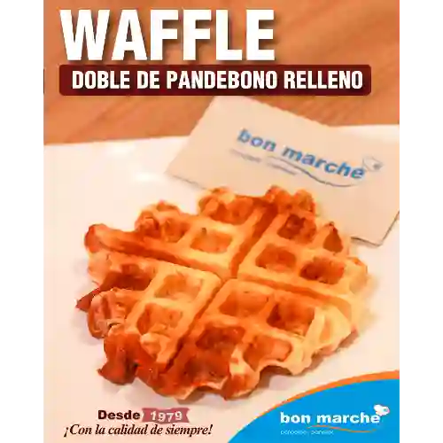 Waffle de Pandebono Relleno