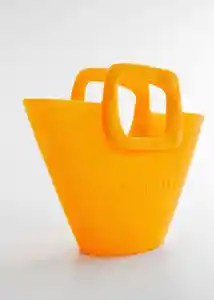 Bolso P Gentoo Amarillo Mujer Mango