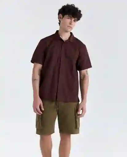 Camisa Hombre Café Talla L 819G007_CAF191420 Americanino