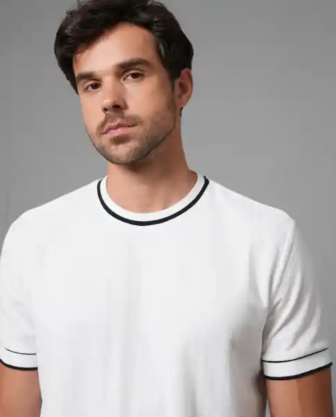 Camiseta Hombre Crudo Talla XXL 109G109_CRU110605 Rifle