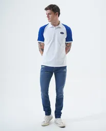 Camiseta Hombre Blanco Talla M 801F011 Americanino