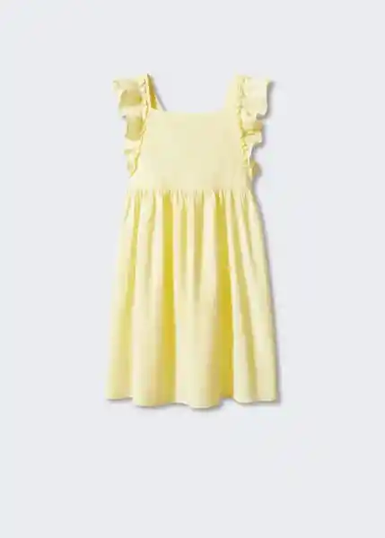 Vestido Aura Amarillo Talla 14 Niña Mango