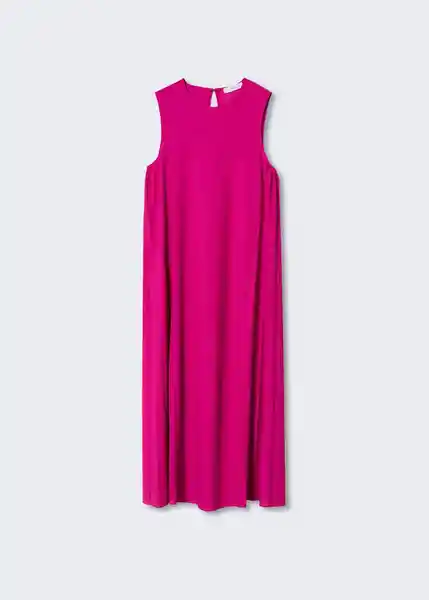 Vestido Verona-A Fucsia Talla M Mujer Mango