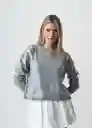 Saco Tejido Husky Mujer Gris L 483G013 Naf Naf
