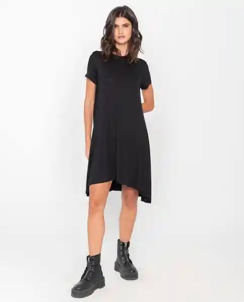 Vestido Mujer Negro Talla L Rifle