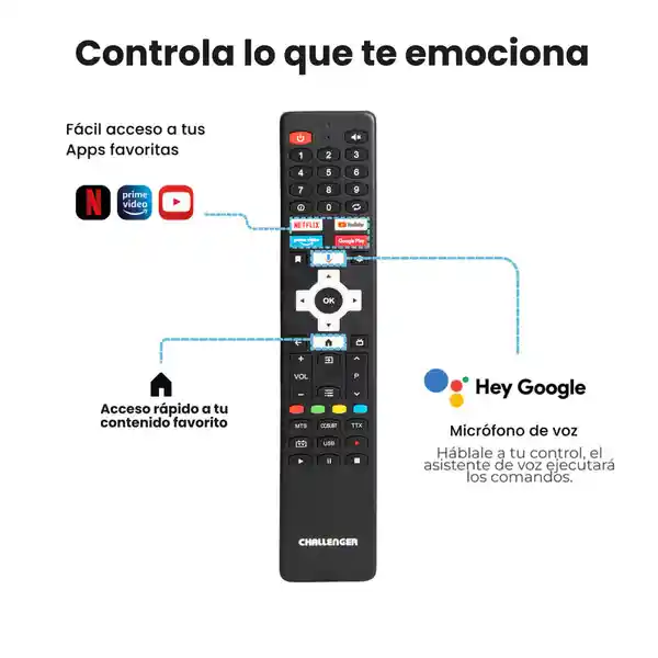 Challenger Televisor Led FHD Smart tv 43 43LO69