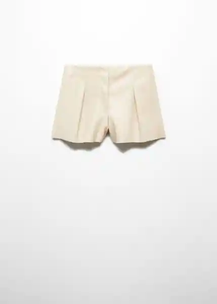 Short Laos Crudo Talla M Mujer Mango