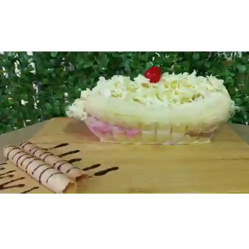 Banana split con queso
