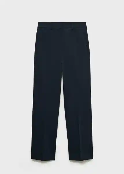 Pantalón Newcola Navy Talla 36 Mujer Mango