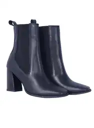 Botin Con Tacon/Resorte 37 - Negro