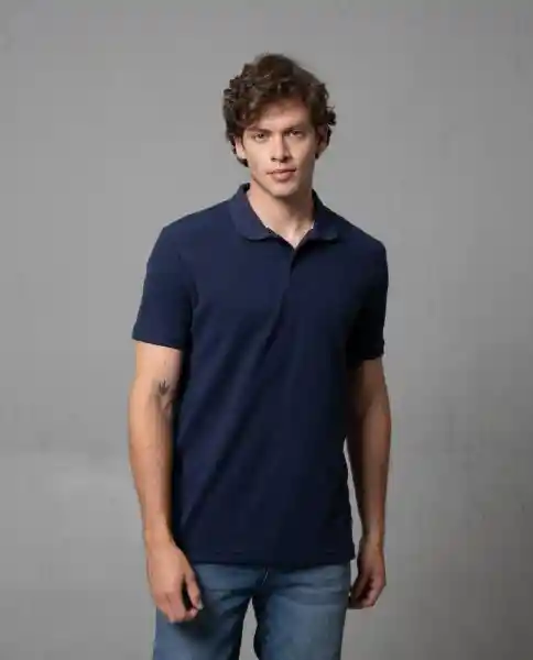Camiseta Polo Hombre Azul S 191G102_AZU193920 Rifle