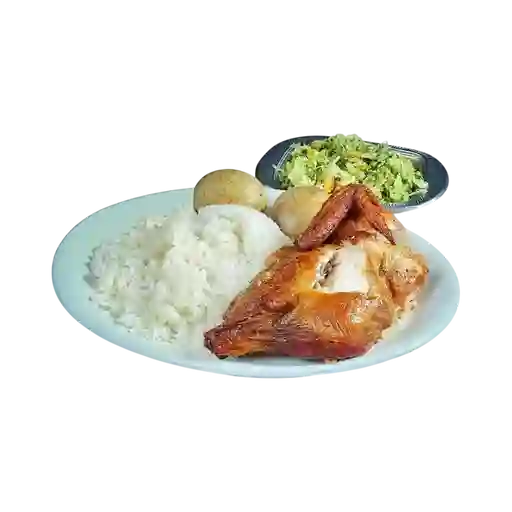 1/2 Pollo Completo