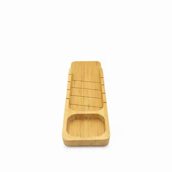 Tabla Para el Pan en Bambú Con Salsera Ambiente Gourmet