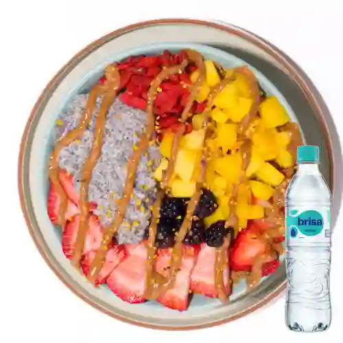 Combo Power Bowl 16Oz + Agua Brisa 600 ml
