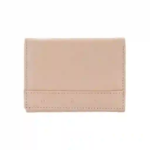Billetera Para Mujer Letras en Relieve Rosa Miniso