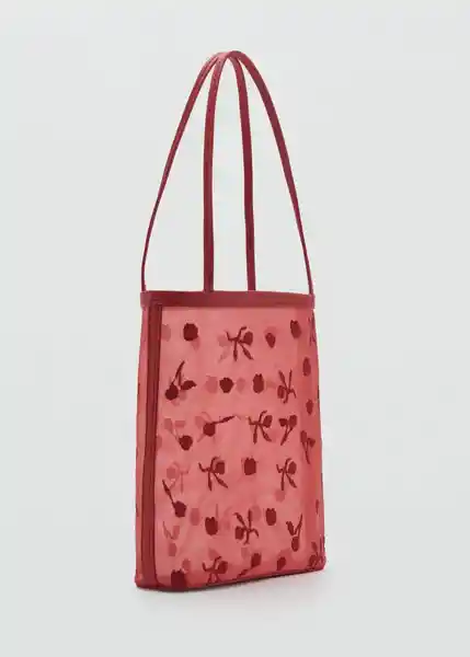 Bolso P Navarro Rojo Talla 99 Mujer Mango