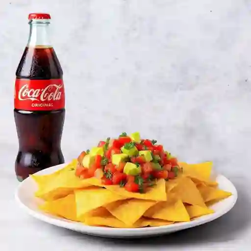 Combo Nachos Ligeros + Coca Cola Original 400 ml