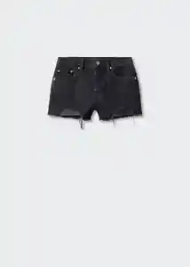 Short Hailey Tejano Negro Talla 44 Mujer Mango
