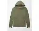 Buzo Hombre Verde Talla Small American Eagle
