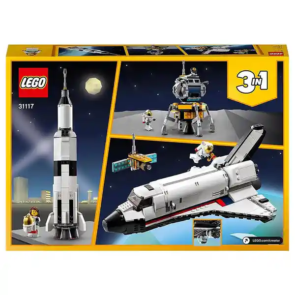 Lego Set de Construcción Aventura en Lanzadera Espacial