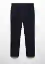 Pantalón Pluto Navy Talla 42 Hombre Mango