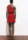 Vestido Michelle Vino Talla S Mujer Mango