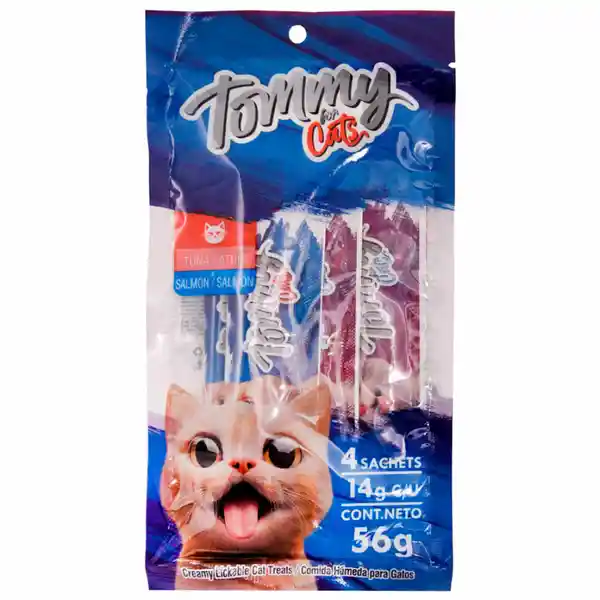 Tommy Alimento Húmedo Cremoso Salmón y Atún