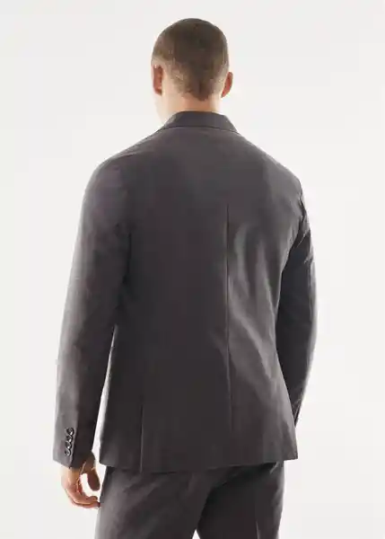 Blazer Americana Travel Gris Talla 56 Hombre Mango