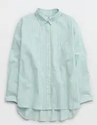 Blusa de Pijama Verde Talla LARGE American Eagle