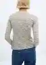Camiseta Saco Piedra Talla S Mujer Mango
