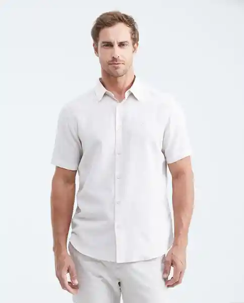 Camisa Linen Summer Crudo Almidón Claro XS Chevignon