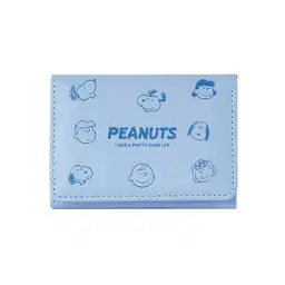 Billetera Snoopy Colorful Life Azul Miniso