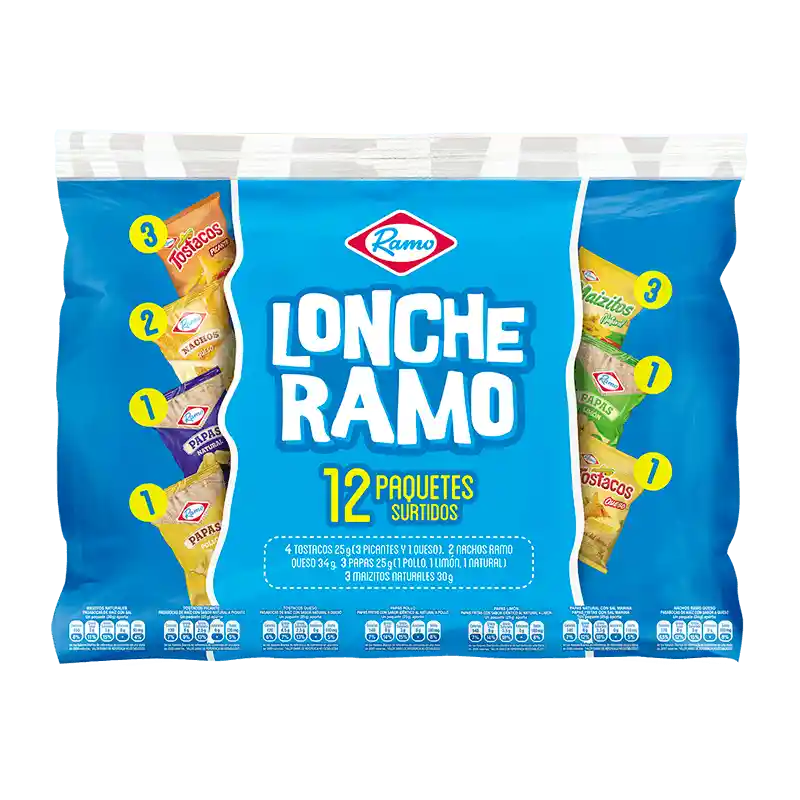 Lonche Ramo Multipack 12 Unds