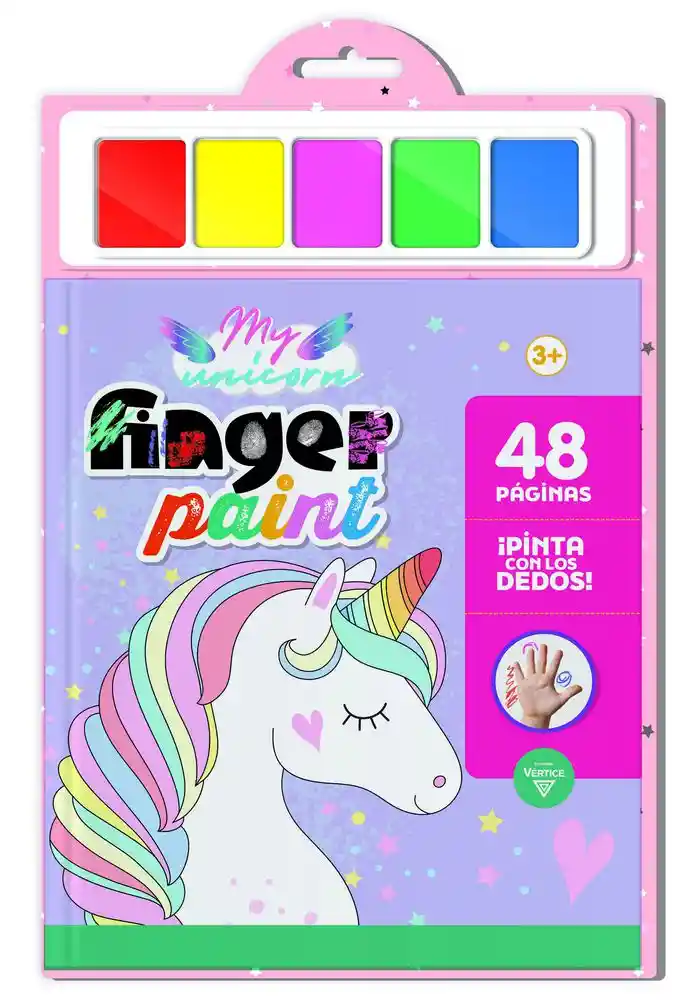 Libro Finger Paint My Unicorn Disney