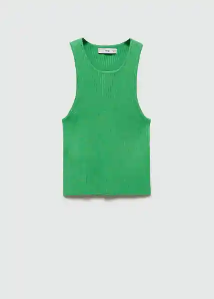 Top Orwell Verde Talla XS Mujer Mango