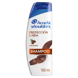 Shampoo Head Shoulders Proteccion Caida con Cafeina Control Caspa Champu Head and Shoulders 180 ml